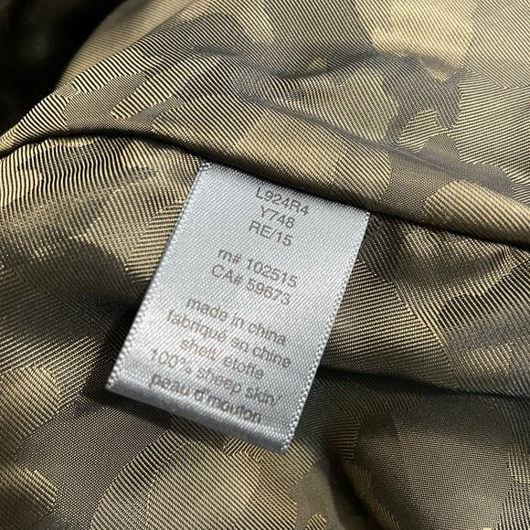 John Varvatos Men's Leather Jacket Sheep Skin Size 56 /US 46 / US Large - Picture 7 of 11